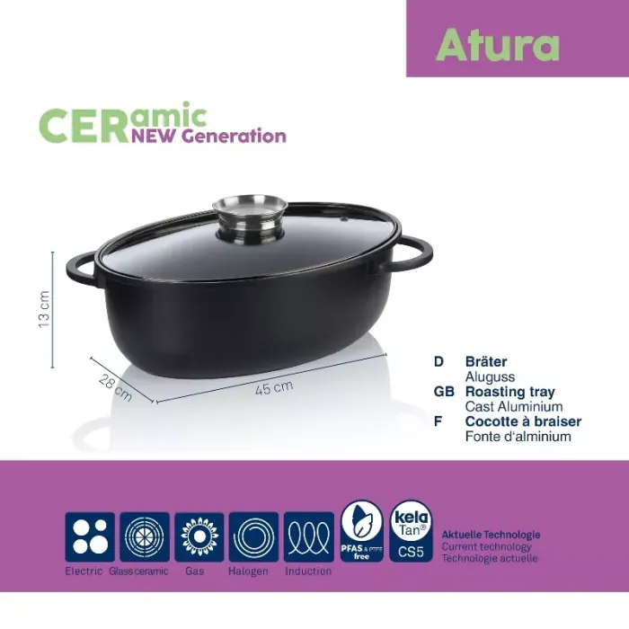 Гусятниця KELA Atura, 45х28 см, 8 л (15173)