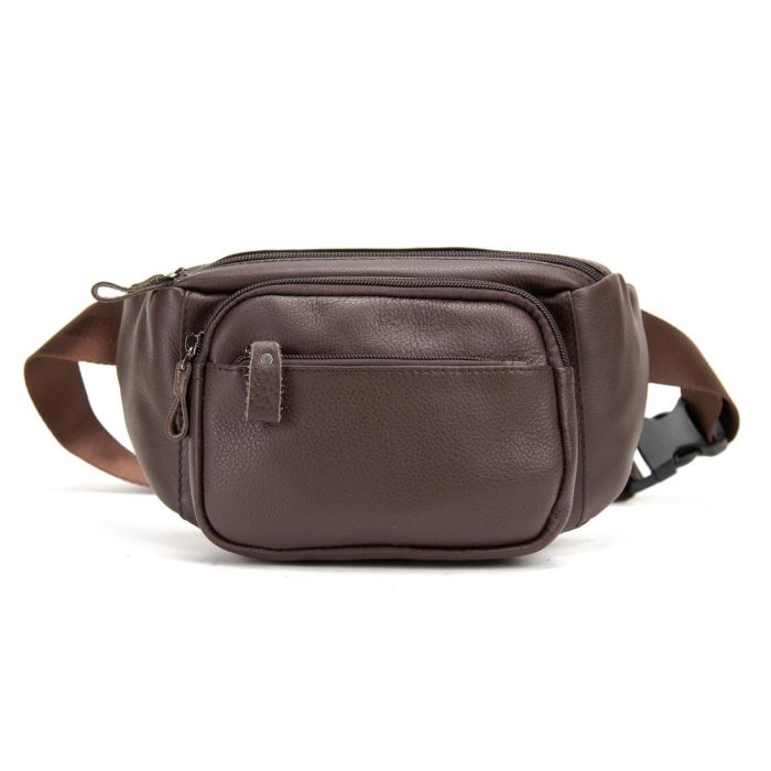 Сумка на пояс з телячої шкіри Tiding Bag t0186C