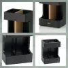 Стакан для зубних щіток KELA Cube, чорний, 8.5х6.5х11.5 см (23688)
