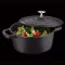 Гусятниця чавунна з кришкою KELA Calido  (12473) 33х26х12 см 6 л чорна